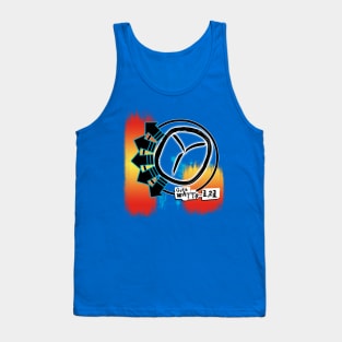 Blink to the future-album cover parody Tank Top